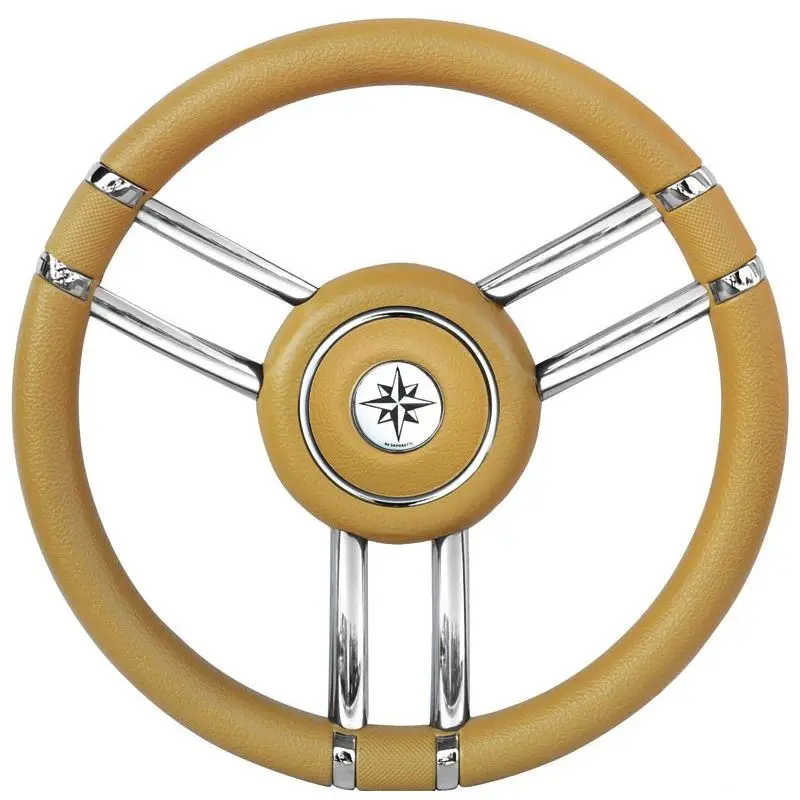 Volante Apollo Osculati in Acciaio Inox Lucido con Cono Universale per Barche e Vela - Design Elegante e Resistente Nuovo Arrivo