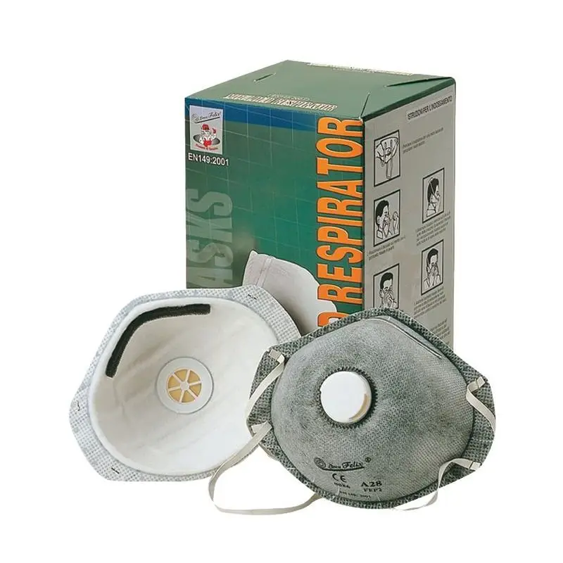 Mascherine per Pittura con Carboni Attivi E149+A1 FFP2 NR D per Nautica e Vela - Protettive e Respiratorie Quantità Limitata