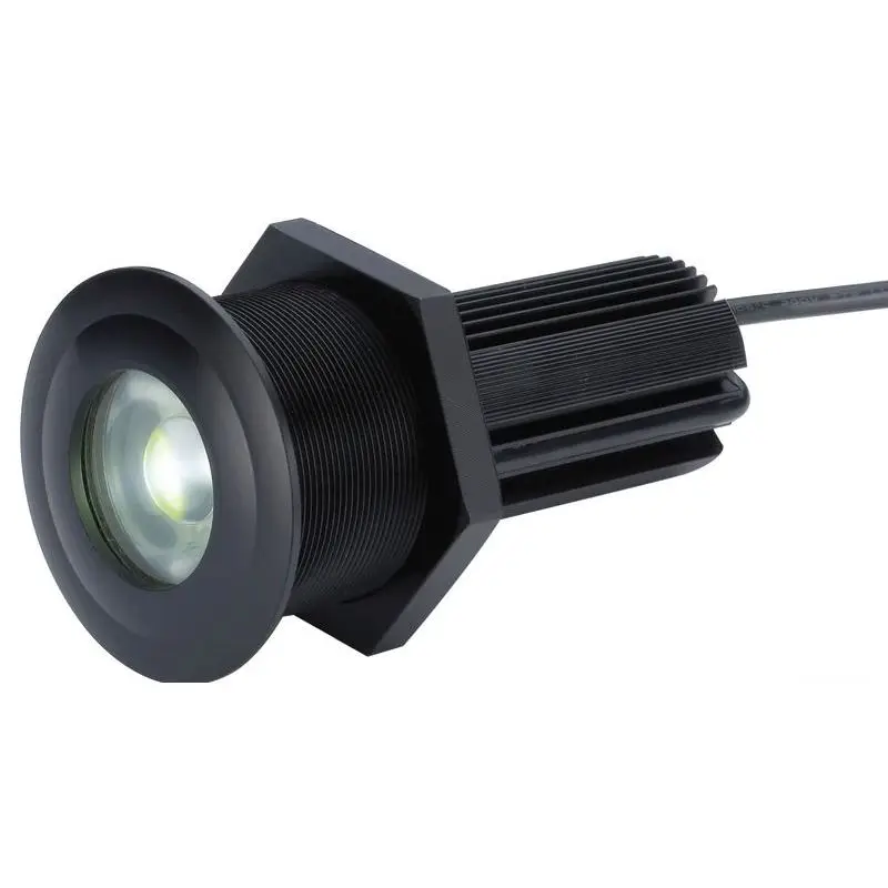 Non Perdere Faro Subacqueo a LED Bianco 10W con Sporgenza Minima di 5 mm per Installazione sopra e sotto la Linea di Galleggiamento - Potente Luce Nautica 12/24 V