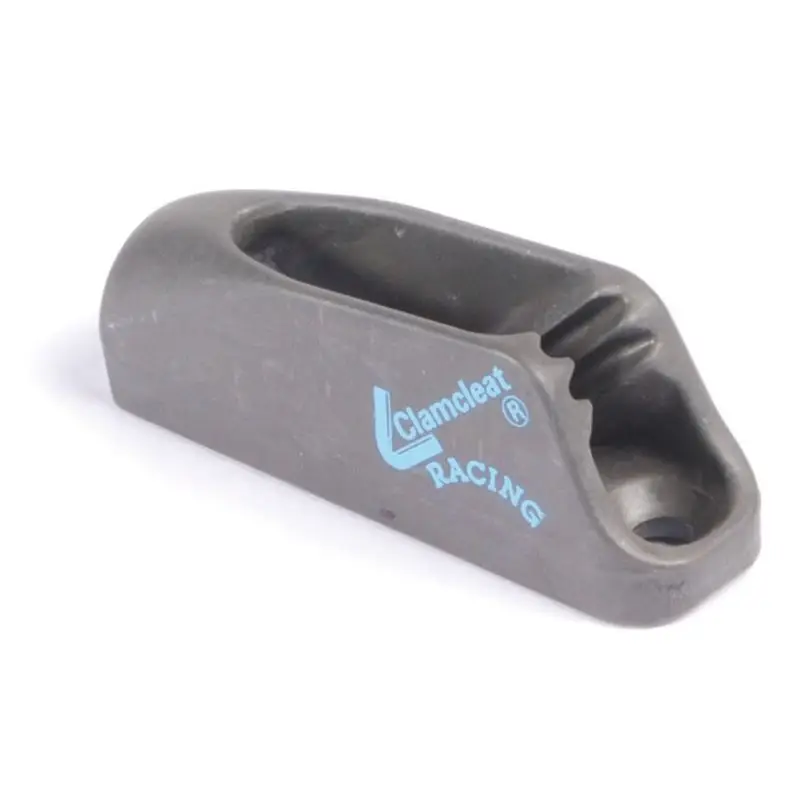 Verticale Chiuso Corto Mini in Alluminio Anodizzato Nero per Cima 3-6 mm - ClamCleat Prezzo Ridotto