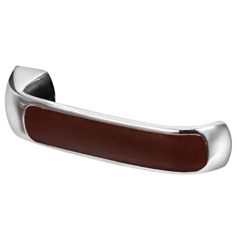 Maniglie Leather con bloccaggio interno e serratura esterna destra - Dimensioni 94x57x11,5 mm, per porte spessore 16/38 mm. Prezzo Conveniente