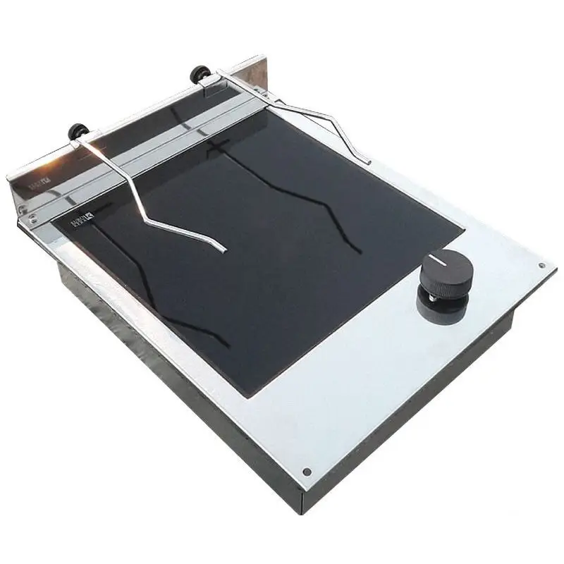 Subito Disponibile Piano cottura vetroceramica 1+1 fuoco Techimpex - Alta qualità e sicurezza per la tua cucina nautica con cornice in acciaio inox e piastre ultrarapide.