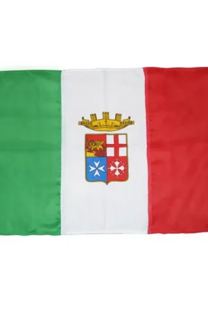 Non Perdere Bandiera Marina Militare Italiana 45x70 cm - 100% Poliestere Stamina per Unità Militari