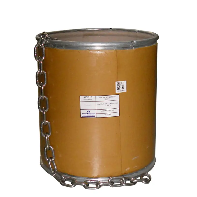 Prezzo Di Fabbrica Catena Inox Genovese Ø 10 mm in Acciaio Inox AISI 316 per Nautica - Alta Resistenza e Durabilità