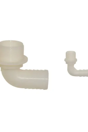 Acquista Ora Portagomma Curvo in PVC 1'1/4 per Serbatoi Acqua Rigidi - Lunghezza 32 cm | Accessorio Nautico di Qualità