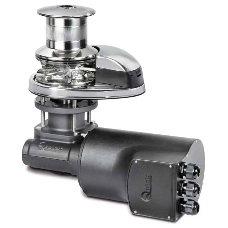 Salpa Ancora Verticale DP2 1000W 12V con Campana - Acciaio Inox AISI 316 per Barche da 8 a 13 mt, Tiro Max 930 Kg, Velocità di Recupero 31,2 mt/min, Motore Stagno IP67, Completo di Control Box e Maniglia A Buon Prezzo