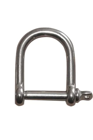 Miglior Prezzo Grillo Inox Largo Ø 8 mm - Grillo Dritto Larghezza 48 mm in Acciaio Inox AISI 316 per Nautica e Vela