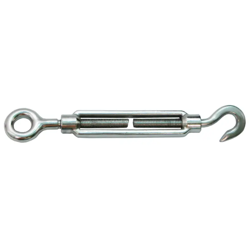 Occasione Imperdibile Tenditore Inox Occhio-Gancio M5 per Vela e Nautica - Acciaio Inox AISI 316 con Canula Aperta e Terminale per un Uso Resistente e Affidabile