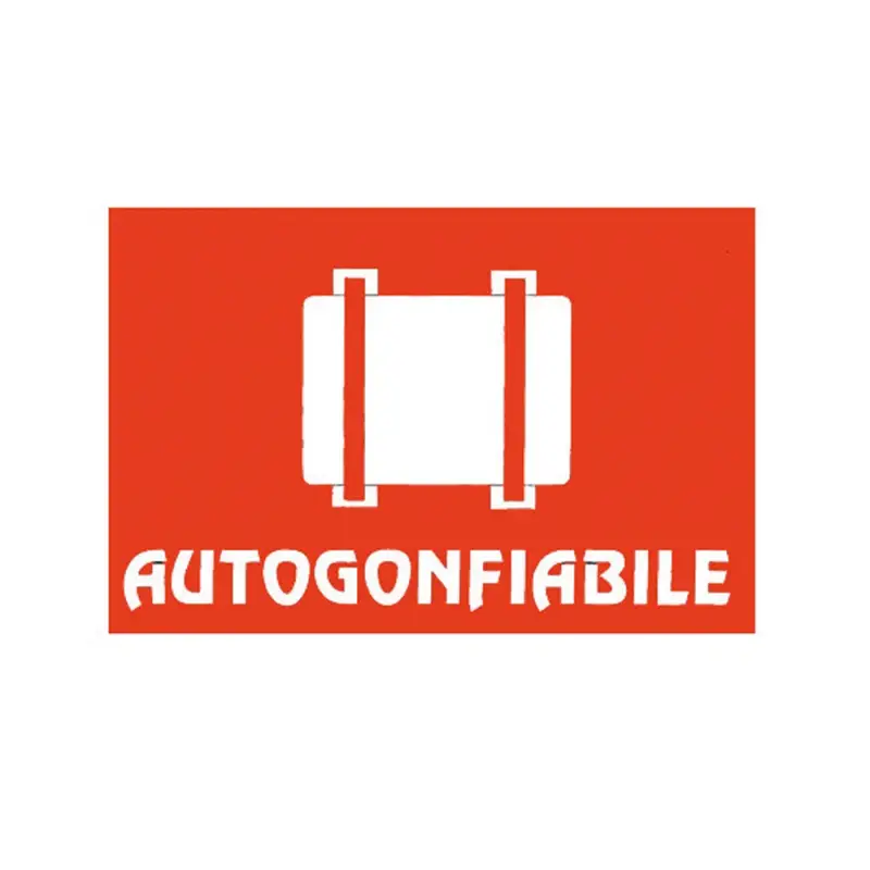 Adesivo Autogonfiabile 127x80 mm - Obbligatorio per Imbarcazioni Marchiate CE - Sicurezza Nautica Essenziale Subito Disponibile