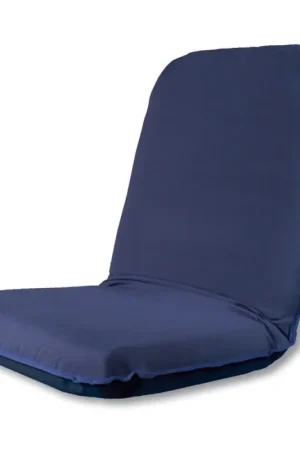 Sedile Comfort Regular Blu - Design innovativo in poliuretano, rivestito in tessuto Sumbrella, fondo antiscivolo in PVC, galleggiante, maniglia per il trasporto, dimensioni 100x48x8 cm, peso 3 kg. Offerta Limitata