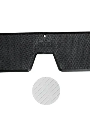 Offerta Del Giorno Piastra Salva Poppa Bianca in PVC - Tavoletta Salva Poppa 270x98 mm per Barche e Vela