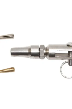 Compra Adesso Terminale Rapido a Forcella Ø 8 mm in Acciaio Inox AISI 316 con Doppio Cono di Bloccaggio - Accessorio Nautico Essenziale per Barche e Vela