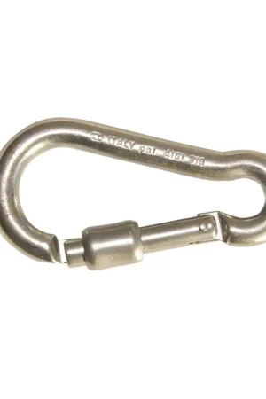 Moschettone Kong in Acciaio Inox AISI 316 con Chiusura a Molla - Ø 10mm, Lunghezza 100mm, Carico di Rottura 1200 kg - Accessorio Nautico Essenziale Compra Online