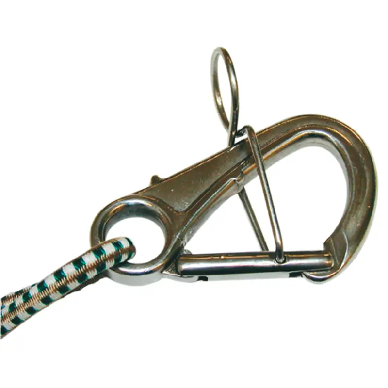 Moschettone Inox AISI 316 per Gavitelli di Ormeggio - Carico di Rottura 395 Kg - Dimensioni 108x63x21x35 mm A Buon Prezzo