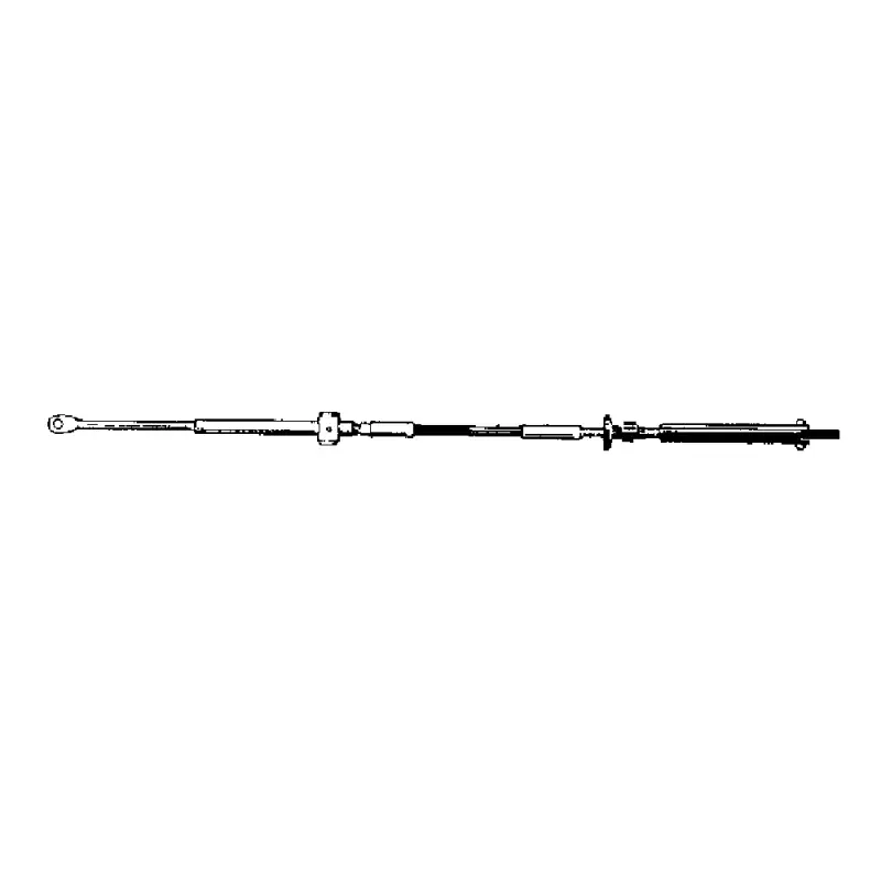 Cavo Telecomando Mach14 da 14' - Alta Efficienza e Flessibilità per Motori Johnson, Evinrude e OMC (Corsa mm 75) Subito Disponibile
