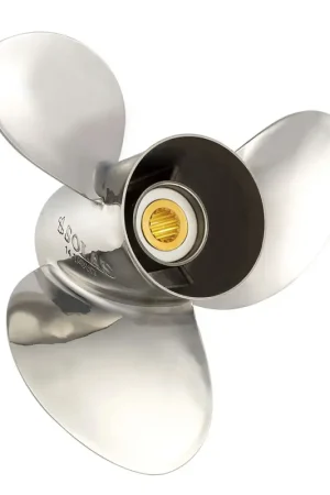 Bestseller Elica Inox SST NS Rubex E3 - 14 x 19 a 3 Pale con Rotazione Destrorsa per Nautica e Vela