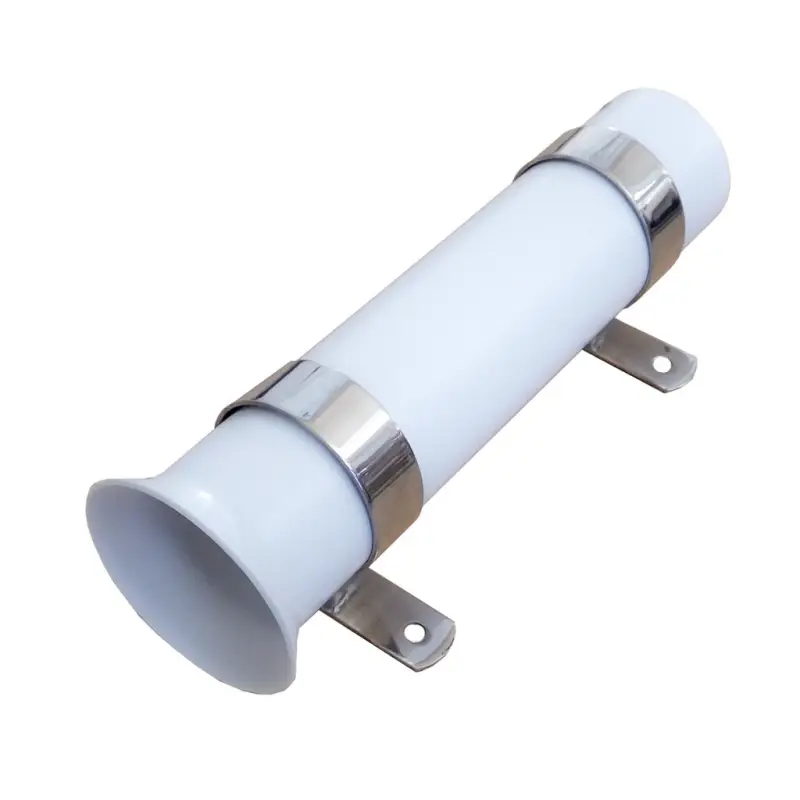 Vendita Finale Portacanne Fisso in Nylon Bianco - Supporto da Parete per Barche con Fissaggio in Acciaio Inox, Lunghezza 225mm, Ø 45mm