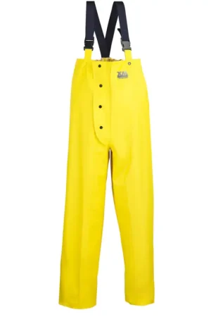 Pagamento Sicuro Salopette Cerata Impermeabile Plastimo Horizon Tg. XL - Poliestere Giallo con Spalmatura in PVC e Cuciture Saldate, Bretelle Elastiche, Apertura Anteriore Regolabile e Cinghiette Velcro.