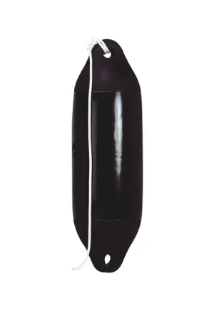 Parabordo Gonfiabile Nero 85x23 cm in PVC Flessibile, Resistente ai Raggi UV - Assorbimento Ottimale degli Urti con Cima Inclusa Compra Adesso