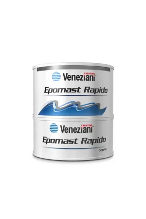 Stucco Epossidico Epomast Rapido - 500 ml per Riparazioni Nautiche e Rasature - Colore Bianco Bestseller