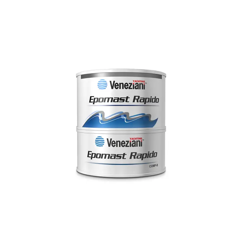 Stucco Epossidico Epomast Rapido - 500 ml per Riparazioni Nautiche e Rasature - Colore Bianco Bestseller