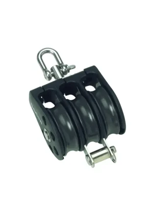 Bozzello Triplo Girevole con Arricavo - Ø Cima Max 10 mm - Capacità Max 400 kg - Barton Marine - SERIE 3 Più Venduto