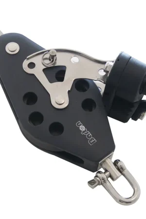 Consegna Rapida Bozzello Girevole Singolo a Violino con Arricavo e Strozzascotte - Cima Max Ø 10 mm - Max Carico 400 kg - Barton Marine