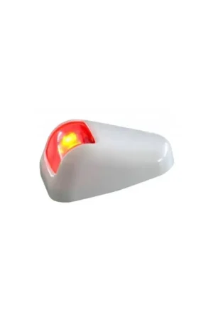 Fanale a LED Rosso 112,5° con Luce Bianca - Alta Intensità & Design Innovativo - Conforme a IMO COLREG 1972 - IP56 - Elettronica Avanzata - 12-24V - Vita Media di 10.000 Ore Spedizione Espresso