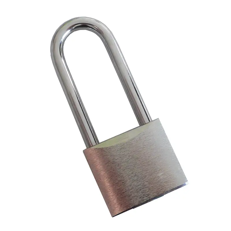 Lucchetto Arco Lungo 40mm - Lucchetto Nautico in Ottone Nichelato e Acciaio Inox per la Vela e la Nautica Pagamento Sicuro