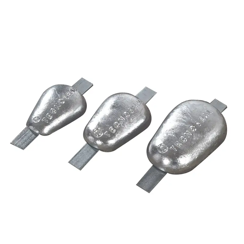 Anodo da Saldare in Zinco 110x63x26 mm - Protezione per Barche e Nautica Pagamento Sicuro