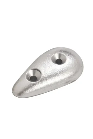 Anodo Ovale in Zinco per Flaps - Dimensioni 85x40x15 mm - Protezione Nautica Efficace Ultima Occasione