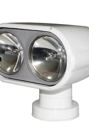 Economico Proiettore Nautico 12V Matromarine - Illuminazione Professionale con Rotazione 360° e 260 Metri di Raggio Visivo - Resistente a Raggi UV e Corrosione, Installazione Facile e Rapida