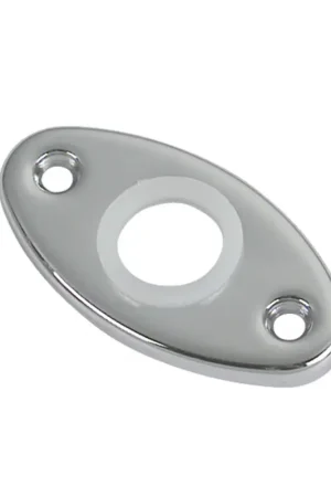 Bocchetta Ovale in Ottone Cromato 53x28 mm - Accessorio Nautico Elegante e Resistente Di Tendenza