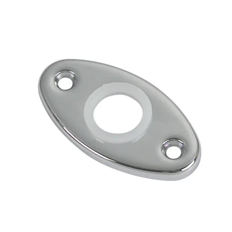 Bocchetta Ovale in Ottone Cromato 53x28 mm - Accessorio Nautico Elegante e Resistente Di Tendenza
