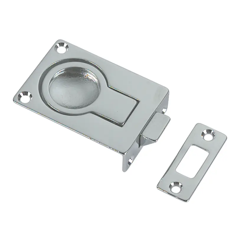 Saldi Alzapagliolo a Filo in Ottone Cromato - Scrocchetto Dimensioni 57x40 mm per Nautica