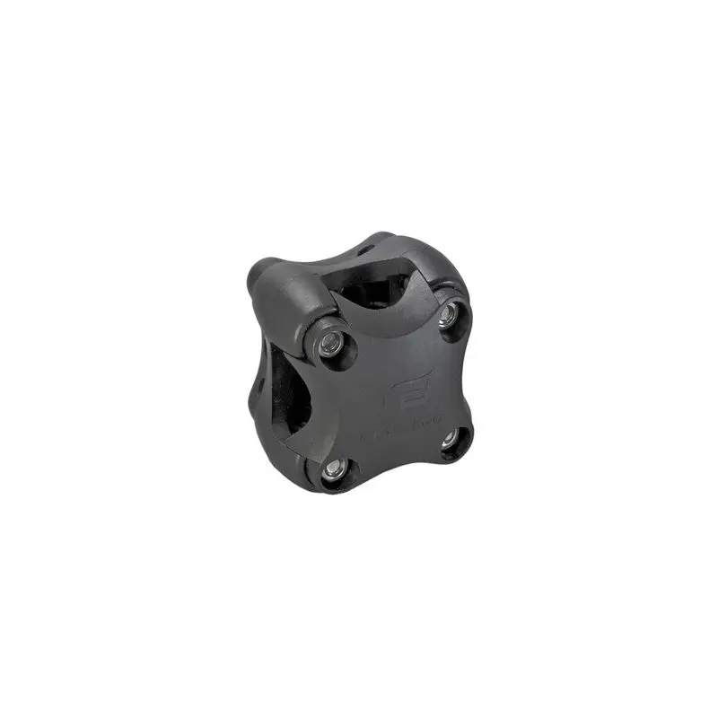 Super Prezzo Supporto Fissaggio Accessori Plastico Nero - Plasticlip per Pulpiti e Tientibene (Ø 18,5-25,5 mm) - Montaggio Facile Senza Foratura