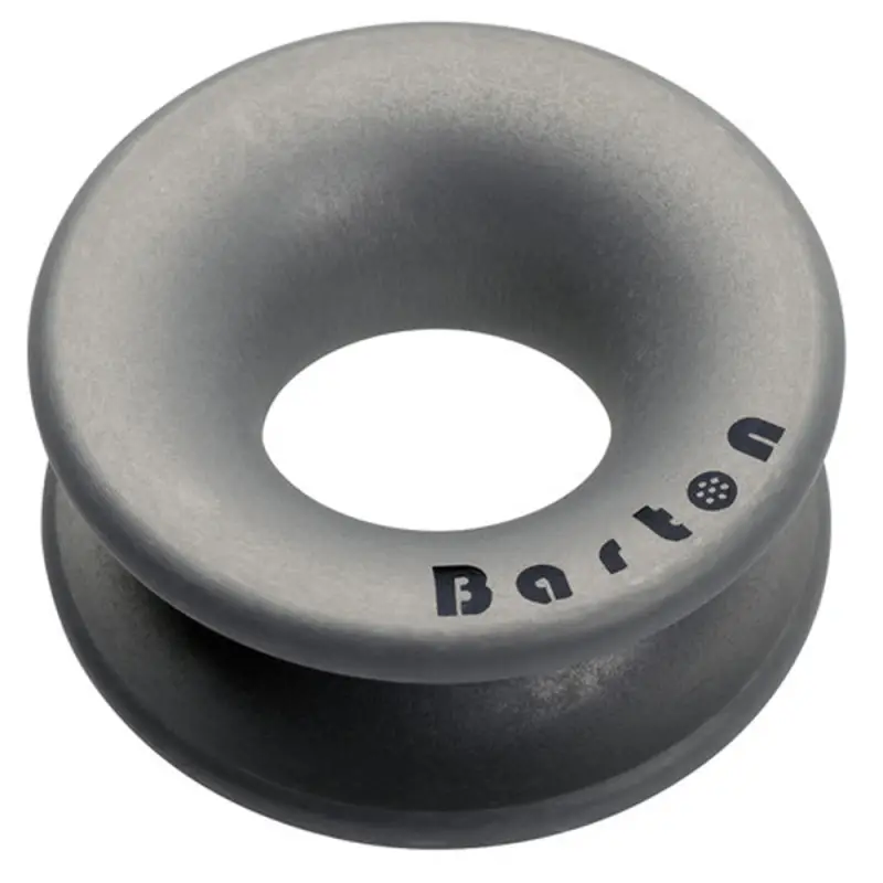 Più Venduto Anello di Rinvio Ø 4 mm in Alluminio Anodizzato Grigio - Barton Marine - Design Ergonomico e Basso Attrito per Massima Efficienza in Nautica