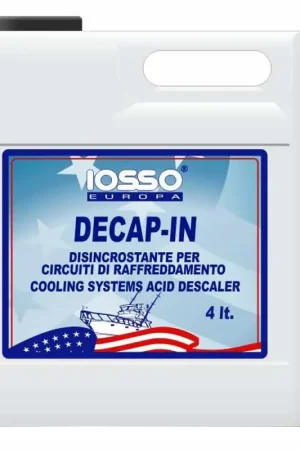 Decap-In Lt. 4 - Disincrostante per Circuiti e Impianti di Raffreddamento - Efficace e Sicuro per ogni Imbarcazione - Iosso Products Prezzo Conveniente