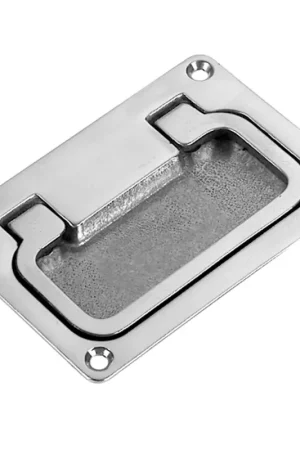Alzapagliolo in Ottone Cromato - Dimensioni 74x50x8 mm per Vele e Imbarcazioni Vendita Finale