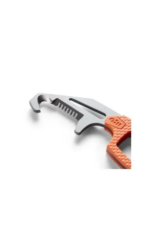Promo Stagionale Taglierina di Emergenza Gill Marine con Svitagrilli e Manico Antiscivolo - Lama Rivestita in Titanio, Colore Rosso per Maggiore Visibilità, Lunghezza 127mm, Inclusa Custodia in Nylon