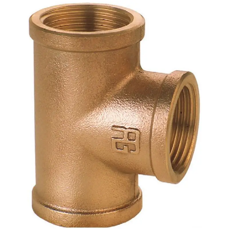 Vendita Finale Raccordo a Tin Bronzo F-F-F da 1" per Impianti Nautici - Guidi Rubinetteria