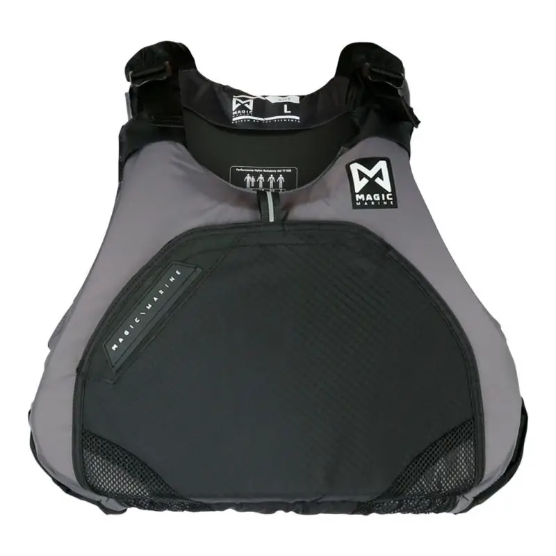 Aiuto al galleggiamento Pettorina Wave Magic Marine - Sicurezza e Libertà di Movimento in Mare per Derive, Conforme CE ISO 12402-5 con Tasca Frontale e Spallacci Regolabili Offerta Lampo