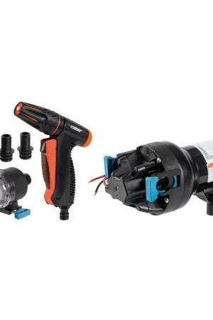 Pompa JABSCO Washdown Par-Max 6 Plus Kit - Autoclave HotShot 6HD 24v 70psi per Lavaggio Barca con Pressione Maggiorata e Pistola a Spruzzo Offerta