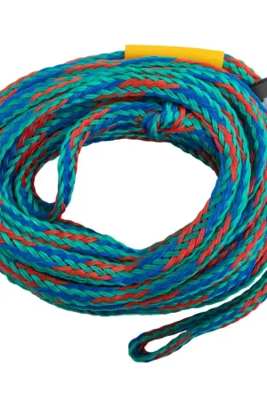 Corda da Traino Galleggiante 4 Persone - Lunghezza 16,8 mt, Carico di Rottura 1882 kg - Jobe Sport International Ultimissimo Modello