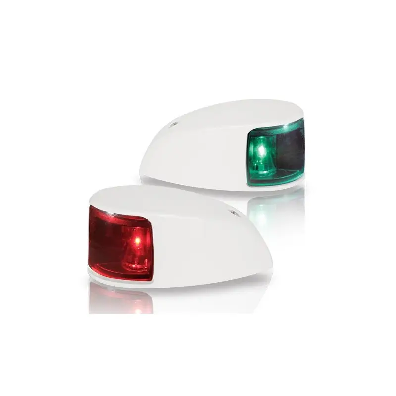 Prezzo Basso Fanali Bianchi LED S/D Montaggio Ponte - Coppia Fanali Naviled per Imbarcazioni fino a 50 Metri - Stagni IP67, Consumo Ultra Basso, Certificati R.I.Na., CE, IMO-COLREG, USCG, BSH, ABYC