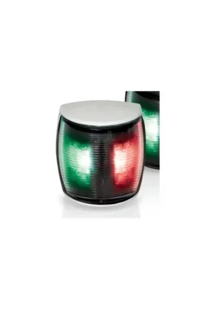 Fanale Bianco Pro LED Bicolore Verde/Rosso per Imbarcazioni fino a 50 Metri, Cassa Stagna IP67, Consumo Ultra Basso, Distanza Visibile 2 NM, Certificato R.I.Na., CE, IMO-COLREG, USCG, BSH, ABYC. Più Venduto