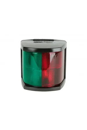 Fanale Bicolore Nautico 2984 Nero Verde/Rosso - Certificato Internazionale, Resistente all'Acqua Salata e agli Urti, Distanza Visibile 2 Miglia Nautiche Soddisfatti O Rimborsati