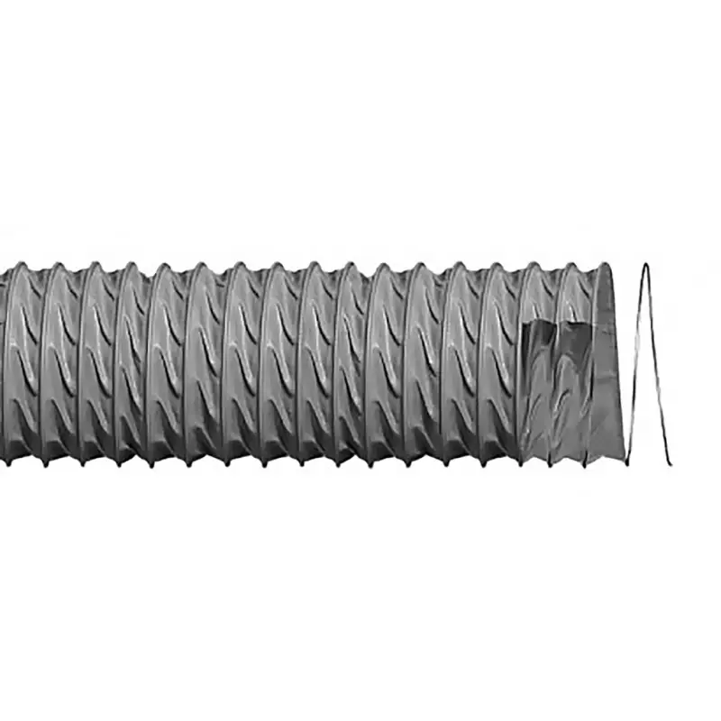Offerta Speciale Tubo Aspiratore Flessibile Ø 110 mm - Resistente a Temperature da -20°C a +120°C, Confezione da 10 metri, in Tessuto Spalmato PVC con Spirale in Acciaio
