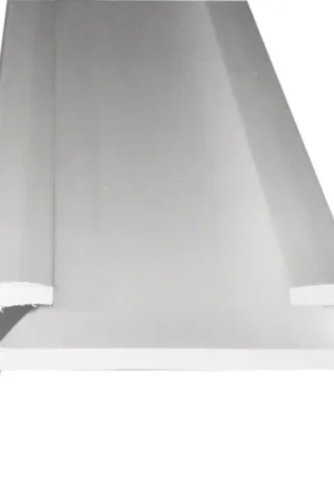 Affare Canalina TR40 per C40 - Barra in Duralene Bianco da 4 metri (Larghezza 40mm x Altezza 18mm) con Terminale e Coprigiunta