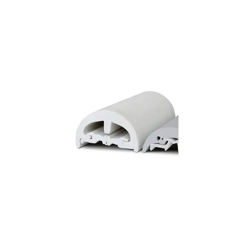 Di Tendenza Profilo Parabordo Radial mm. 52 Bianco - Lunghezza 24 metri - Applicazione Facile e Rapida per Barche